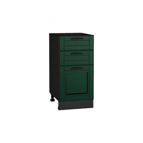 816*400* Шкаф нижний с 3-мя ящиками Дублин Special Green