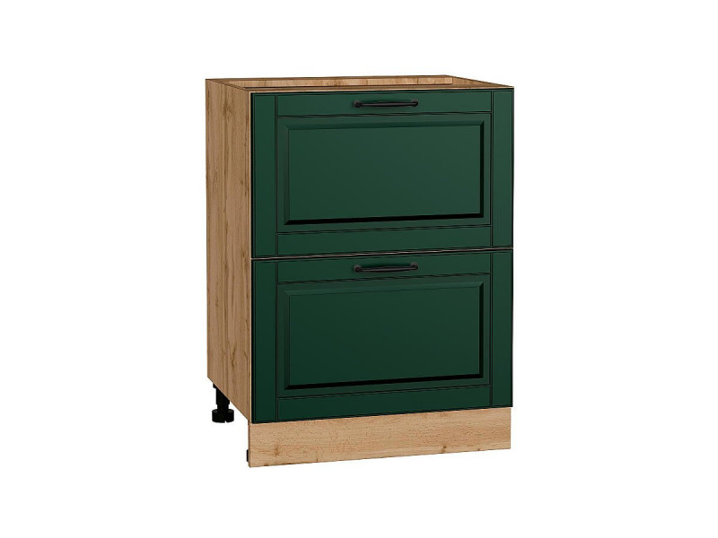 816*600* Шкаф нижний с 2-мя ящиками Дублин Special Green