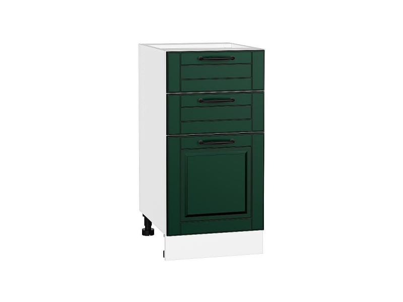 816*400* Шкаф нижний с 3-мя ящиками Дублин Special Green