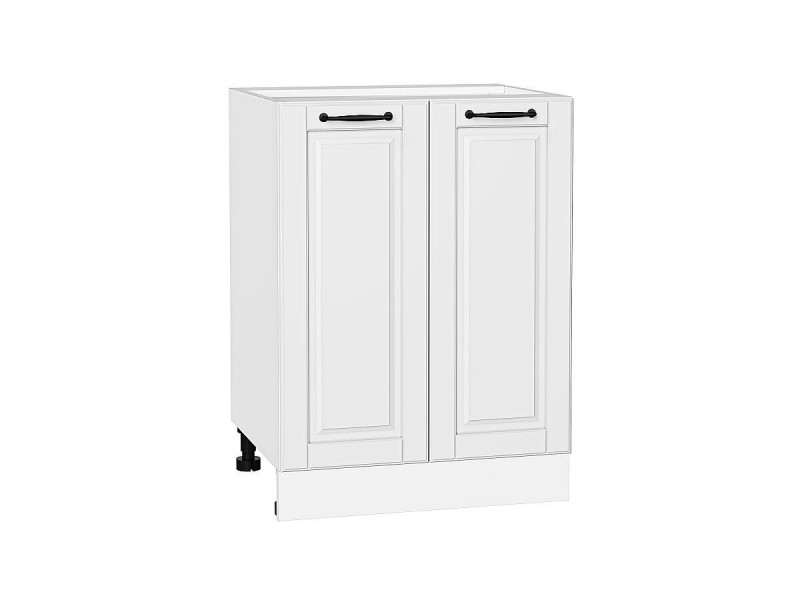 816*600* Шкаф нижний с 2-мя дверцами Дублин Special White