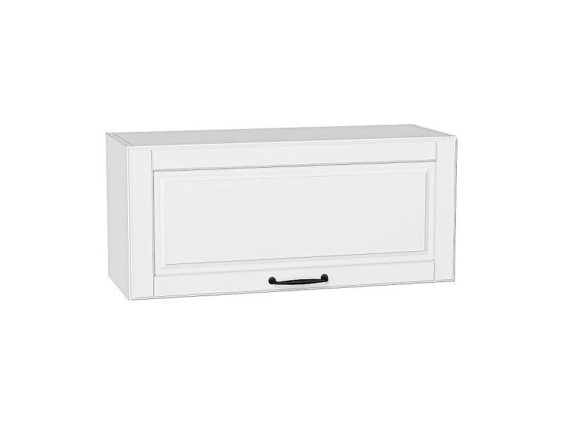 358*800* Шкаф верхний горизонтальный Дублин Special White