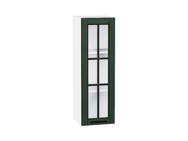 920*300* Шкаф верхний с 1-ой остекленной дверцей Дублин Special Green