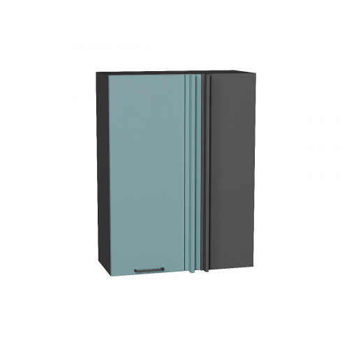 920*690* Шкаф верхний прямой угловой Флэт Grey-green In 2S Graphite