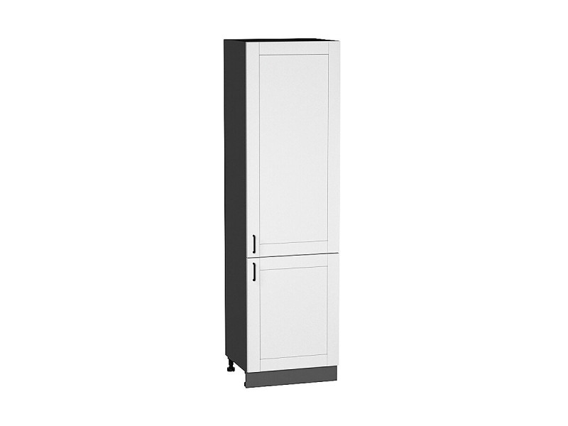 Кухня 2132*600*Шкаф пенал с 2-мя дверцами Лофт Super White/Graphite