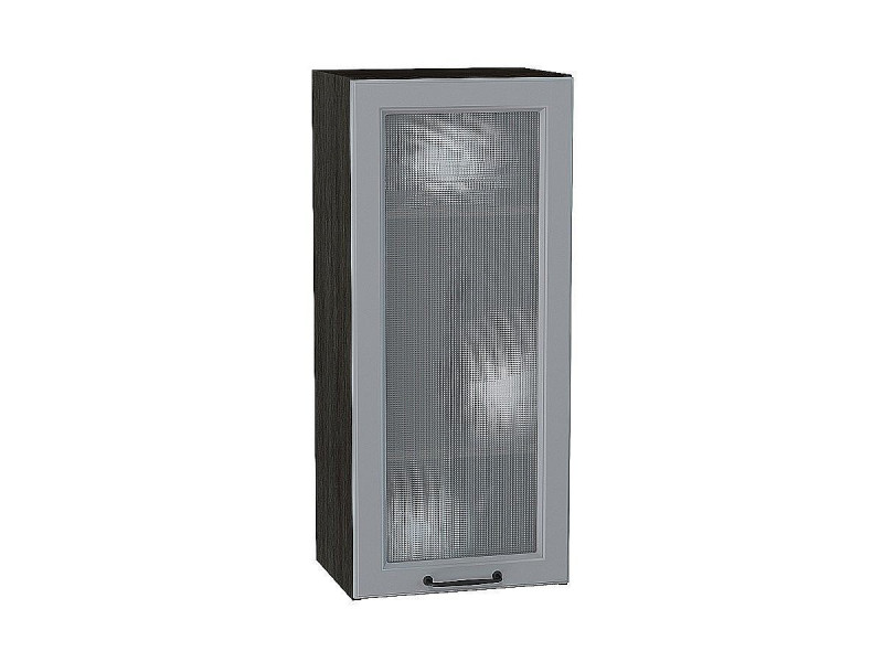 920*400* Шкаф верхний с 1-ой остекленной дверцей Ницца Magnum Graphite