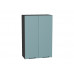 920*600* Шкаф верхний с 2-мя дверцами Флэт Grey-green In 2S Graphite